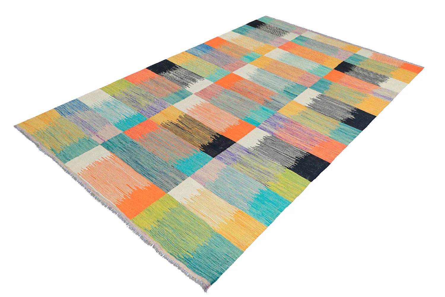 Orientalisk Matta - Kelim Hand Woven - 197 x 299 cm