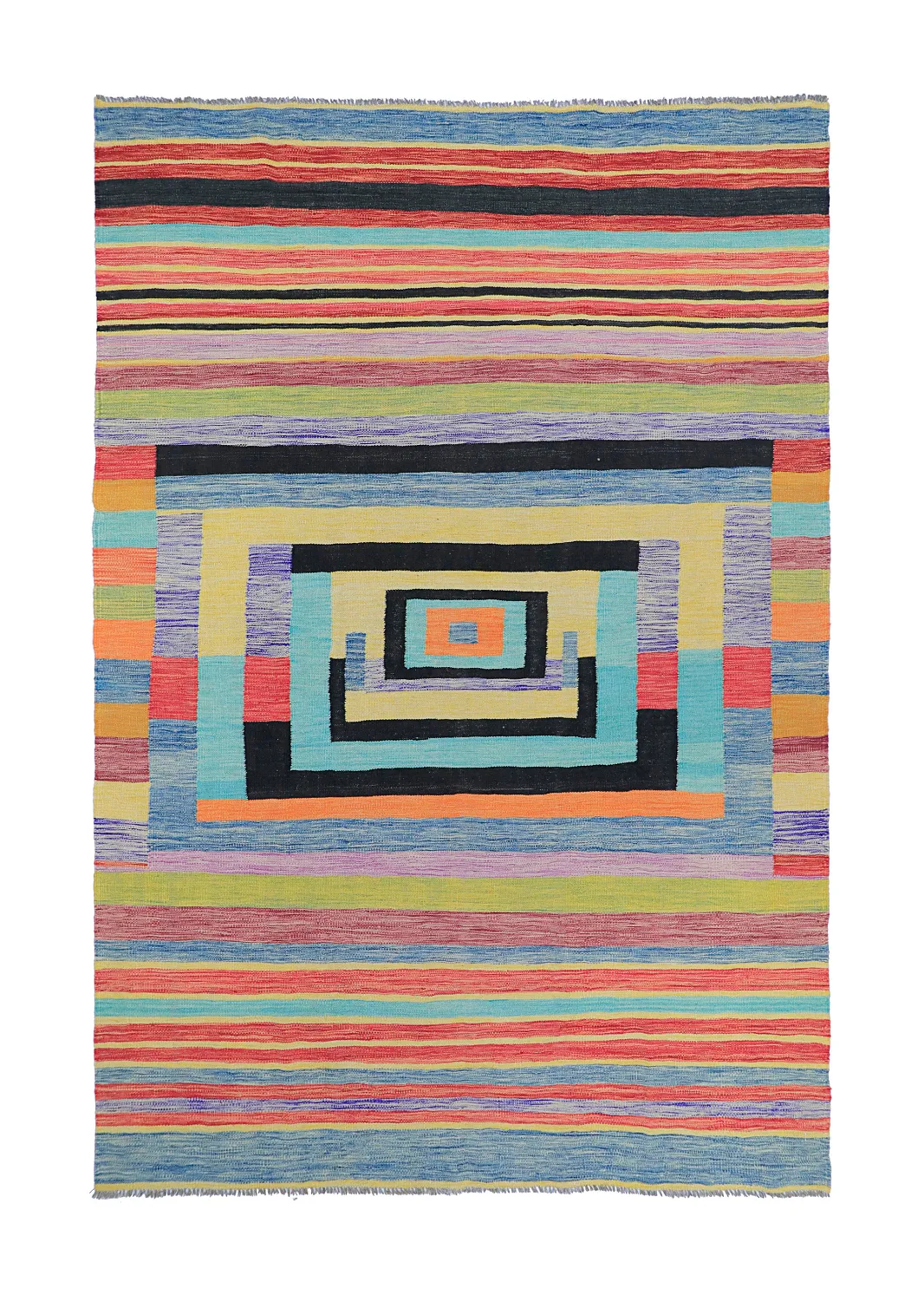 Orientalisk Matta - Kelim Hand Woven - 203 x 299 cm