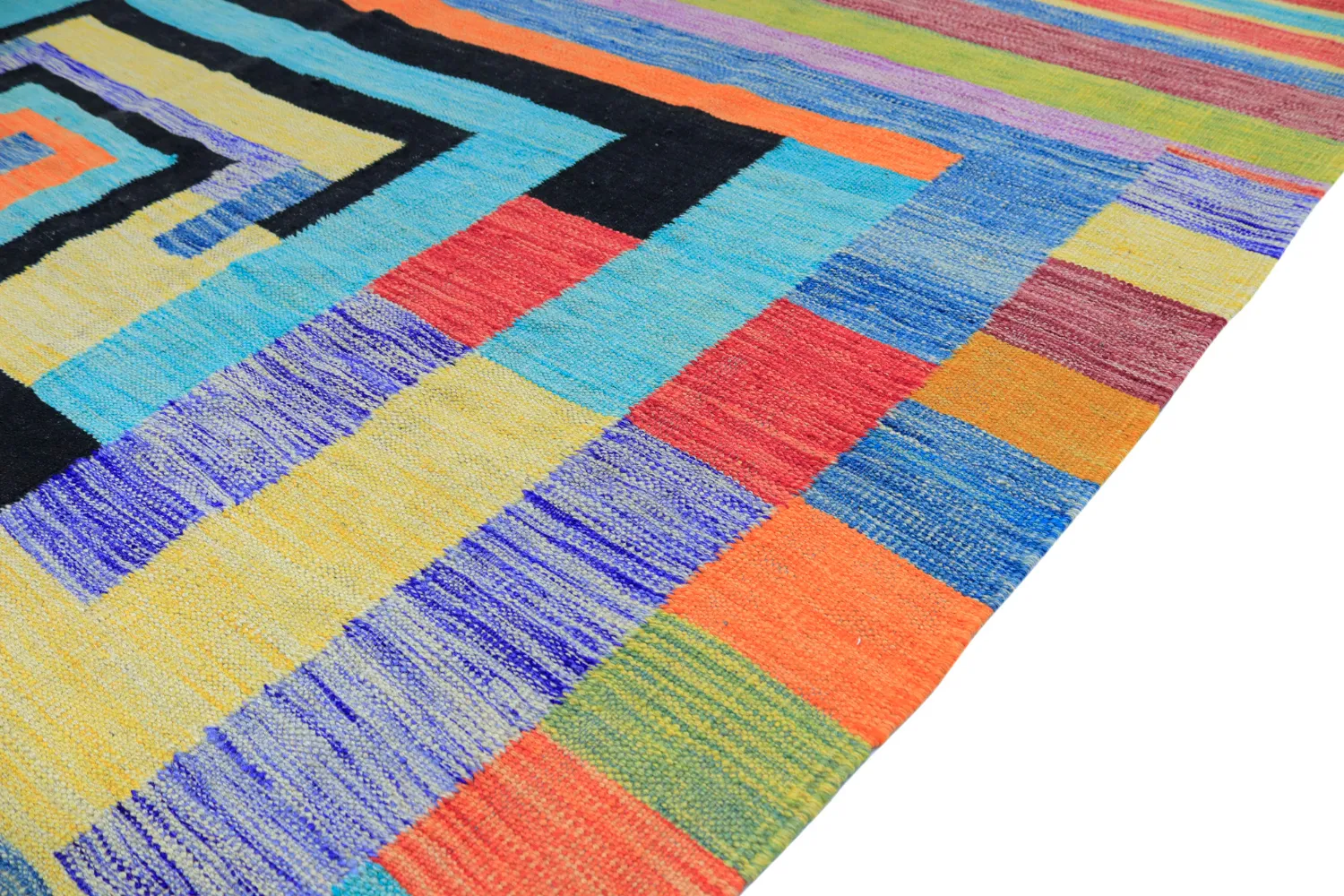 Orientalisk Matta - Kelim Hand Woven - 203 x 299 cm