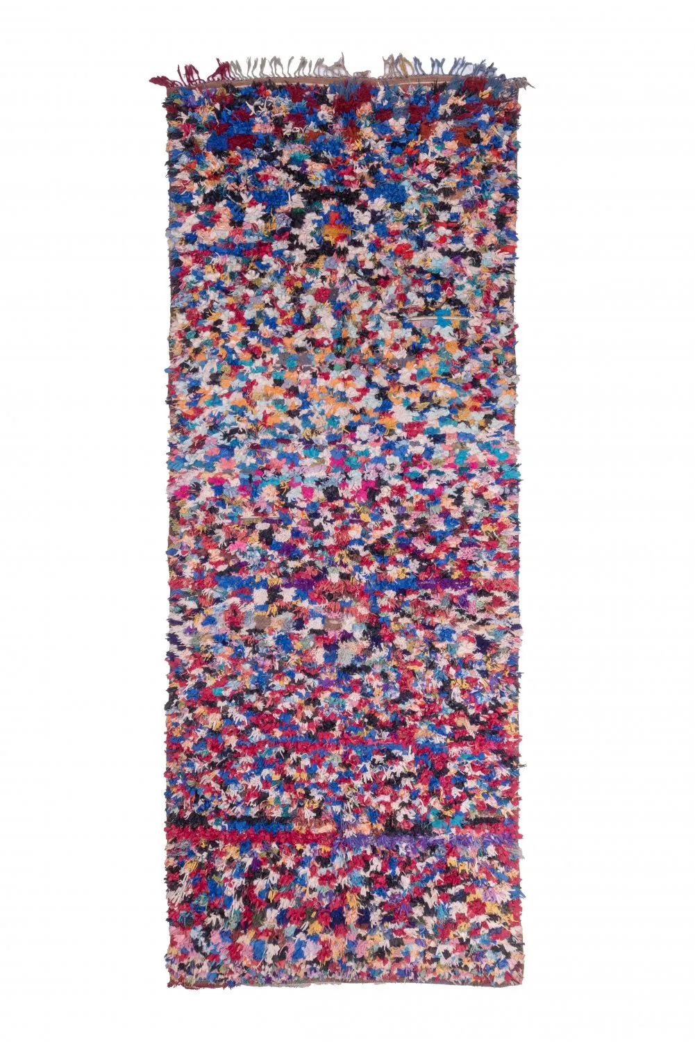 Marockansk Boucherouite-matta 370 x 145 cm