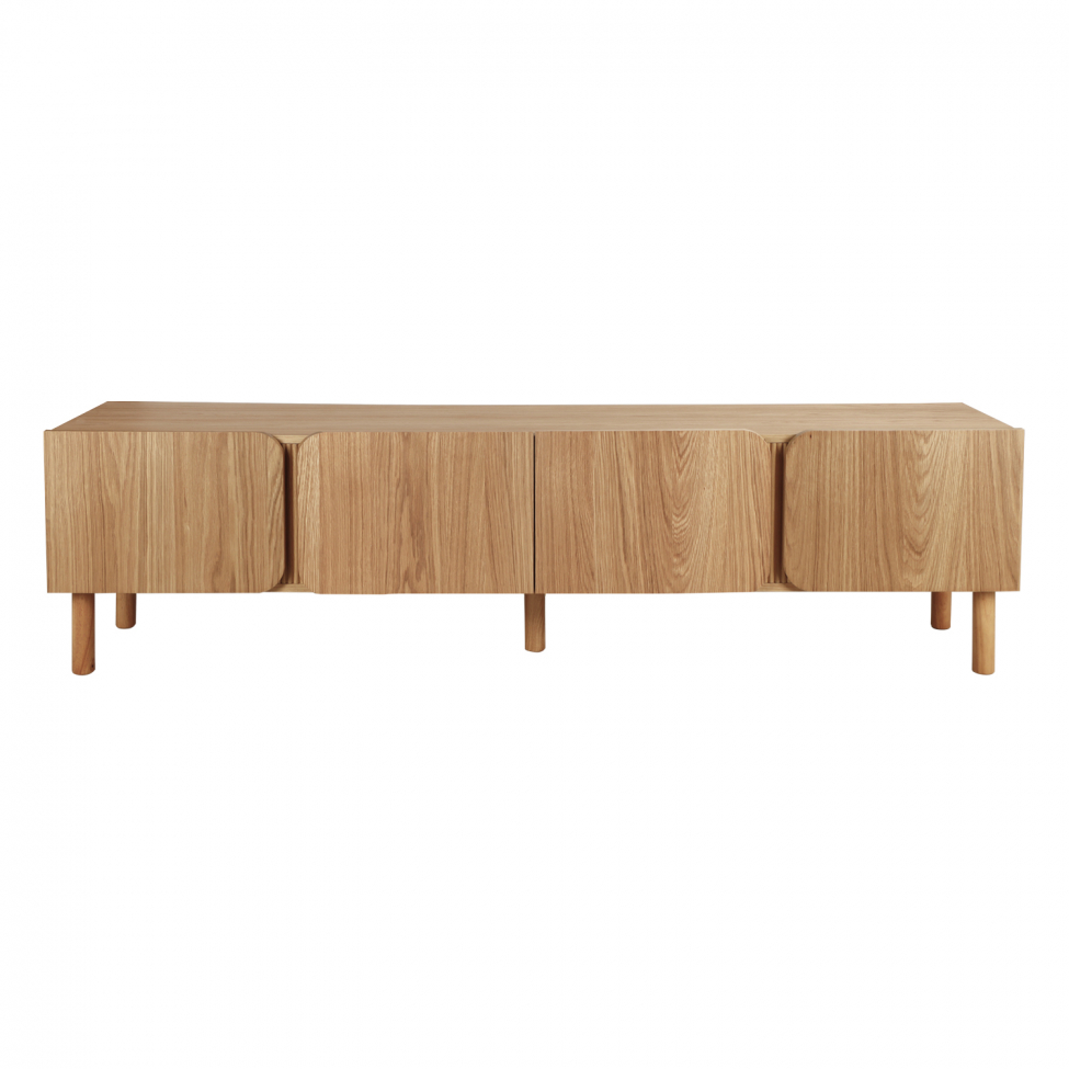 Tv-bänk - Lövhamn L (natur) (Storlek: Standard)