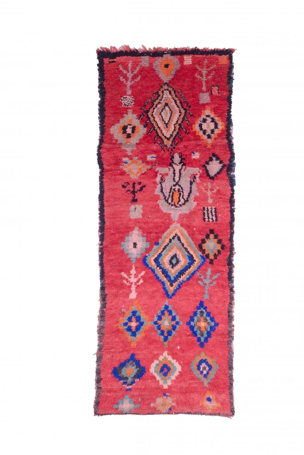 Marockansk Boucherouite-matta 240 x 90 cm