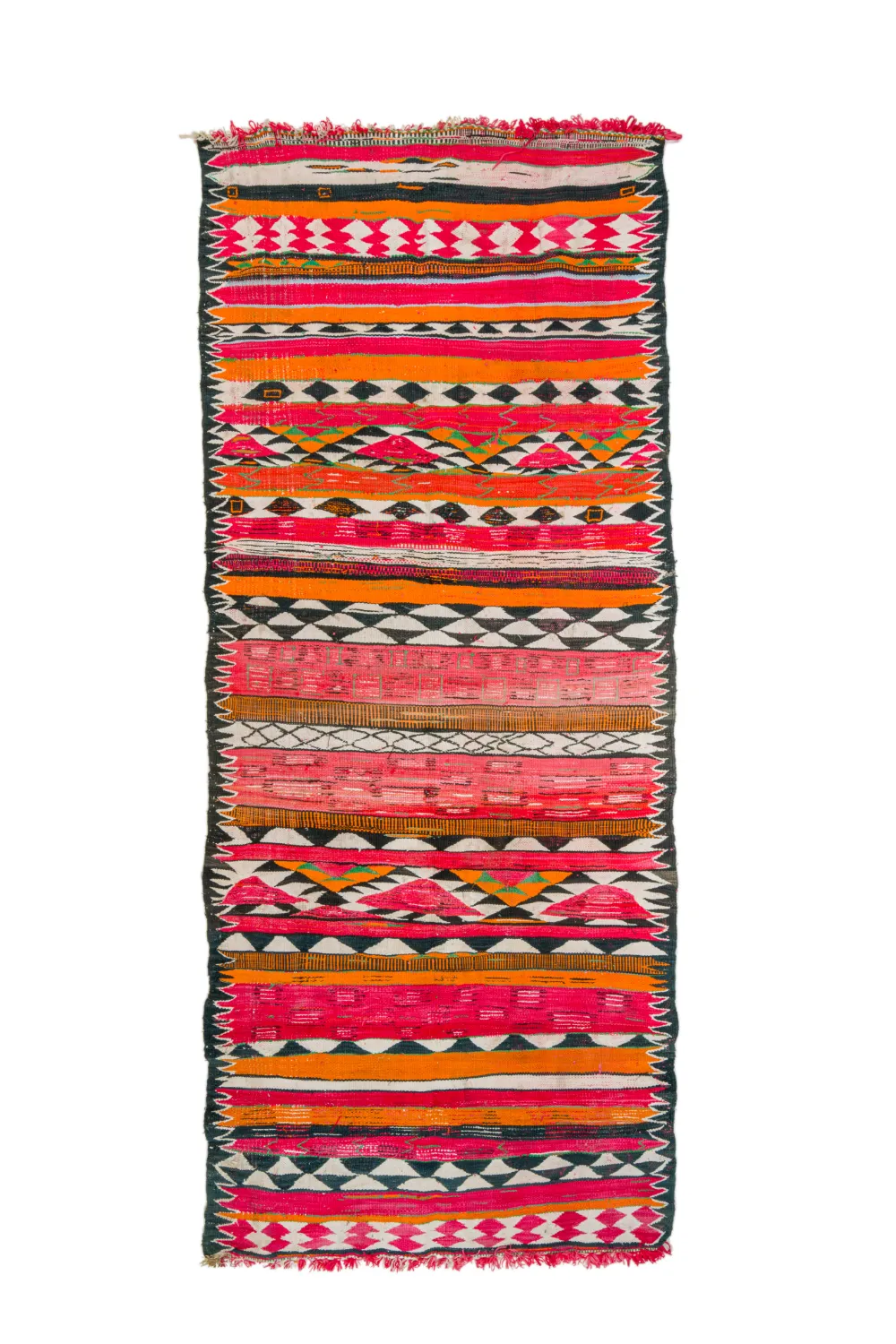 Marockansk Boucherouite-matta 150 x 365 cm