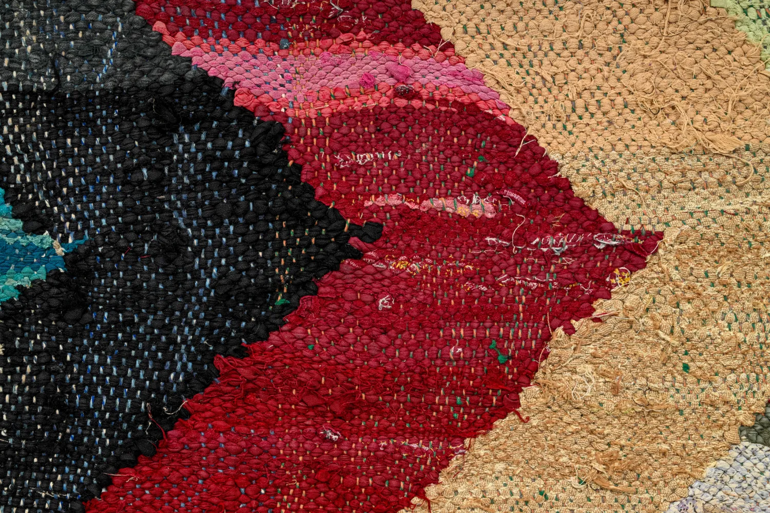 Marockansk Boucherouite-matta 150 x 300 cm
