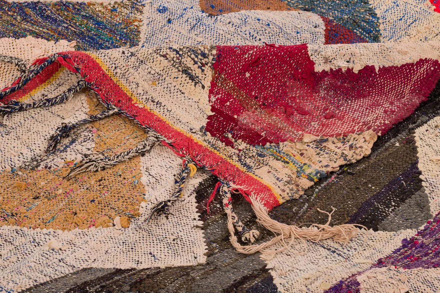 Marockansk Boucherouite-matta 150 x 285 cm