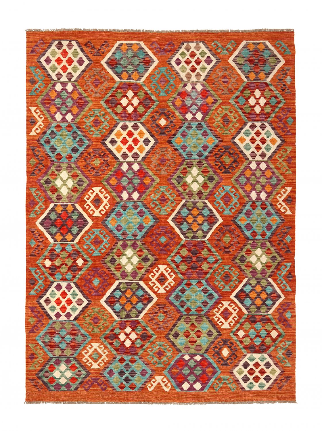 Orientalisk kelimmatta 249 x 176 cm (Storlek: 249 x 176 cm)