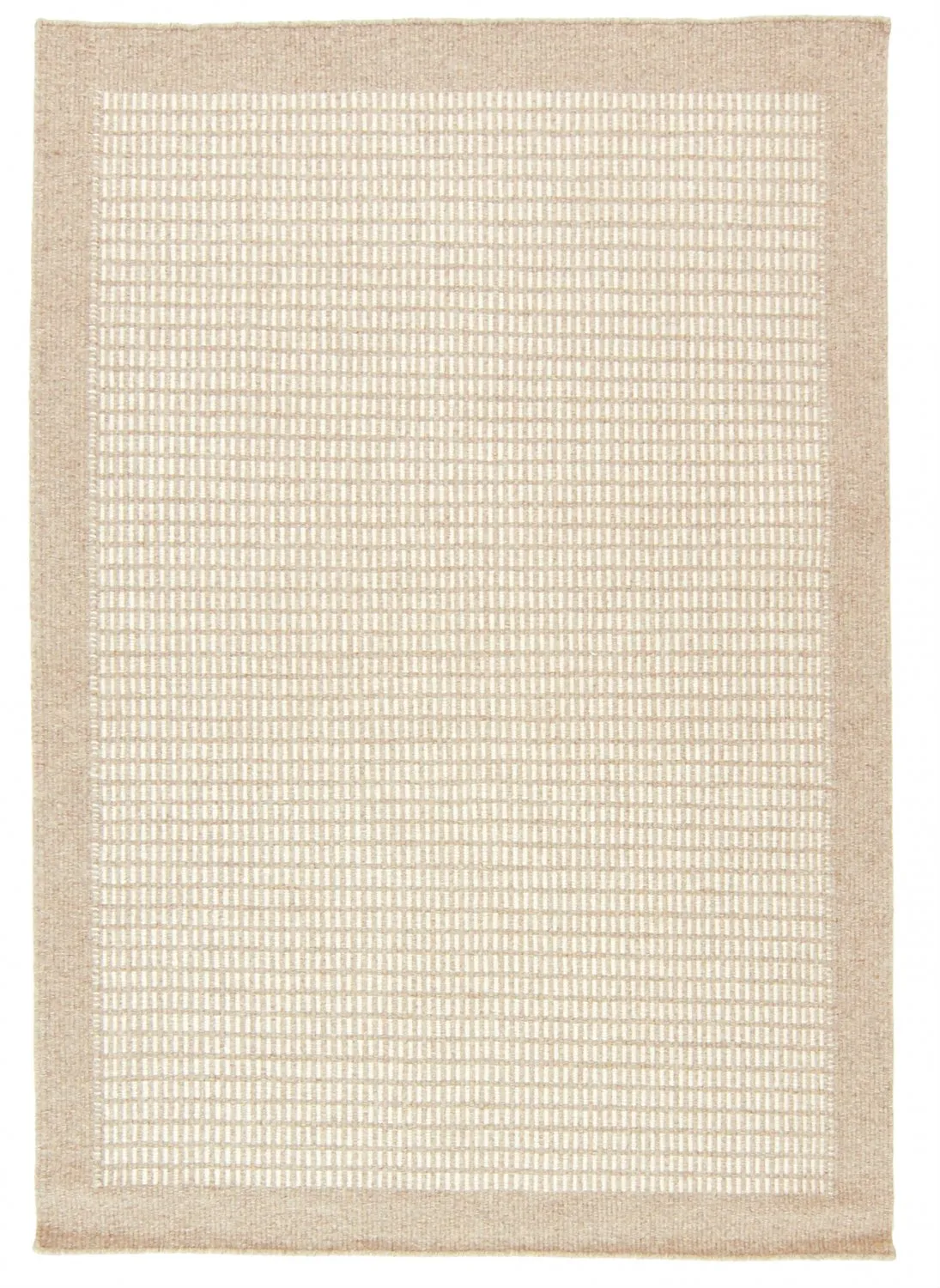 Ullmatta - Luxor (beige/vit)