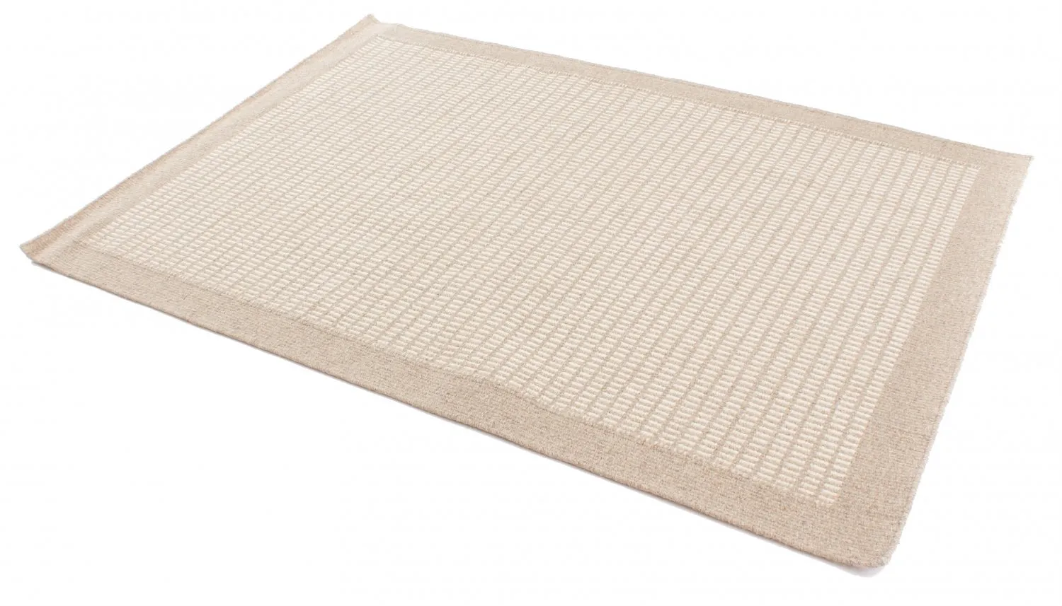Ullmatta - Luxor (beige/vit)