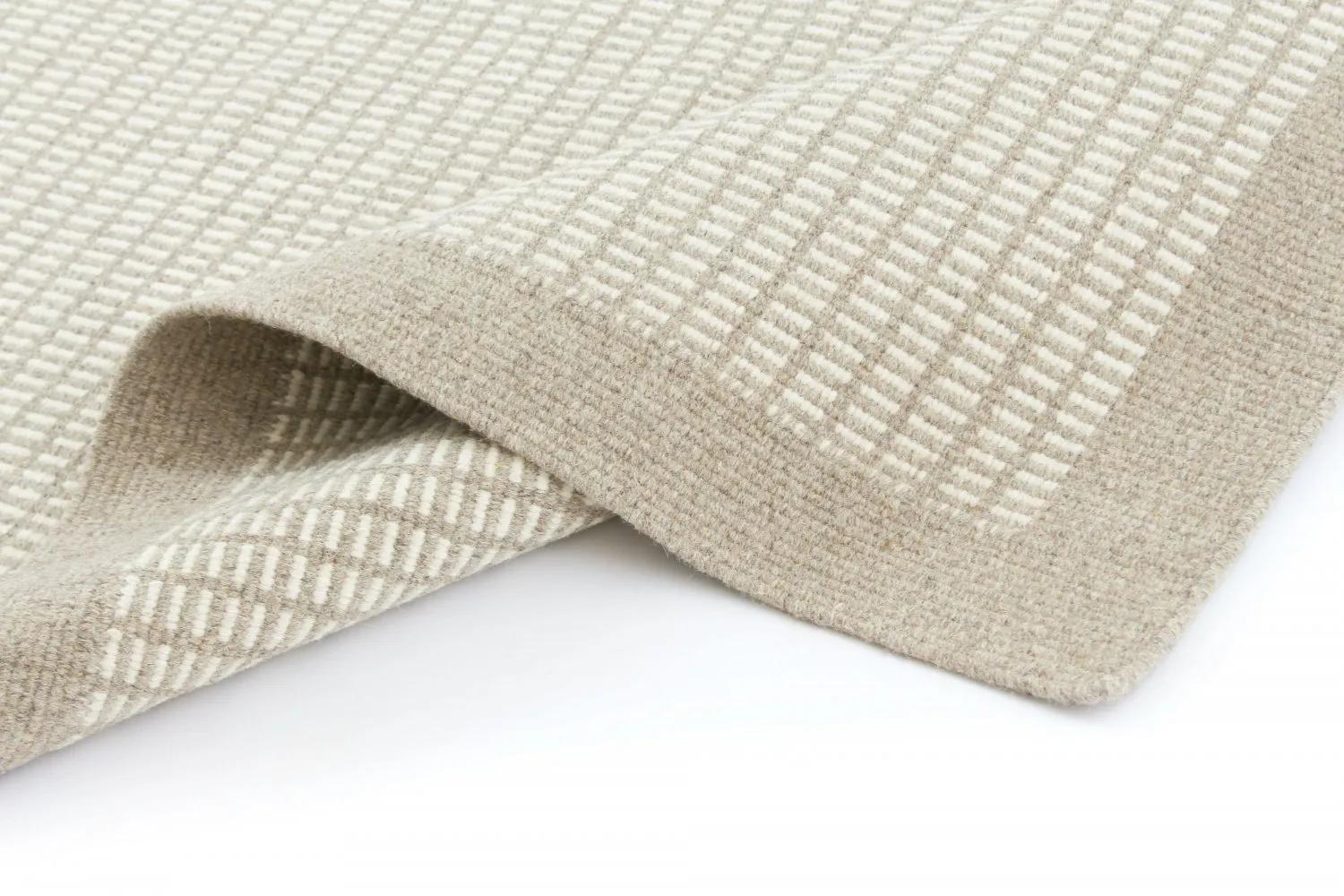 Ullmatta - Luxor (beige/vit)
