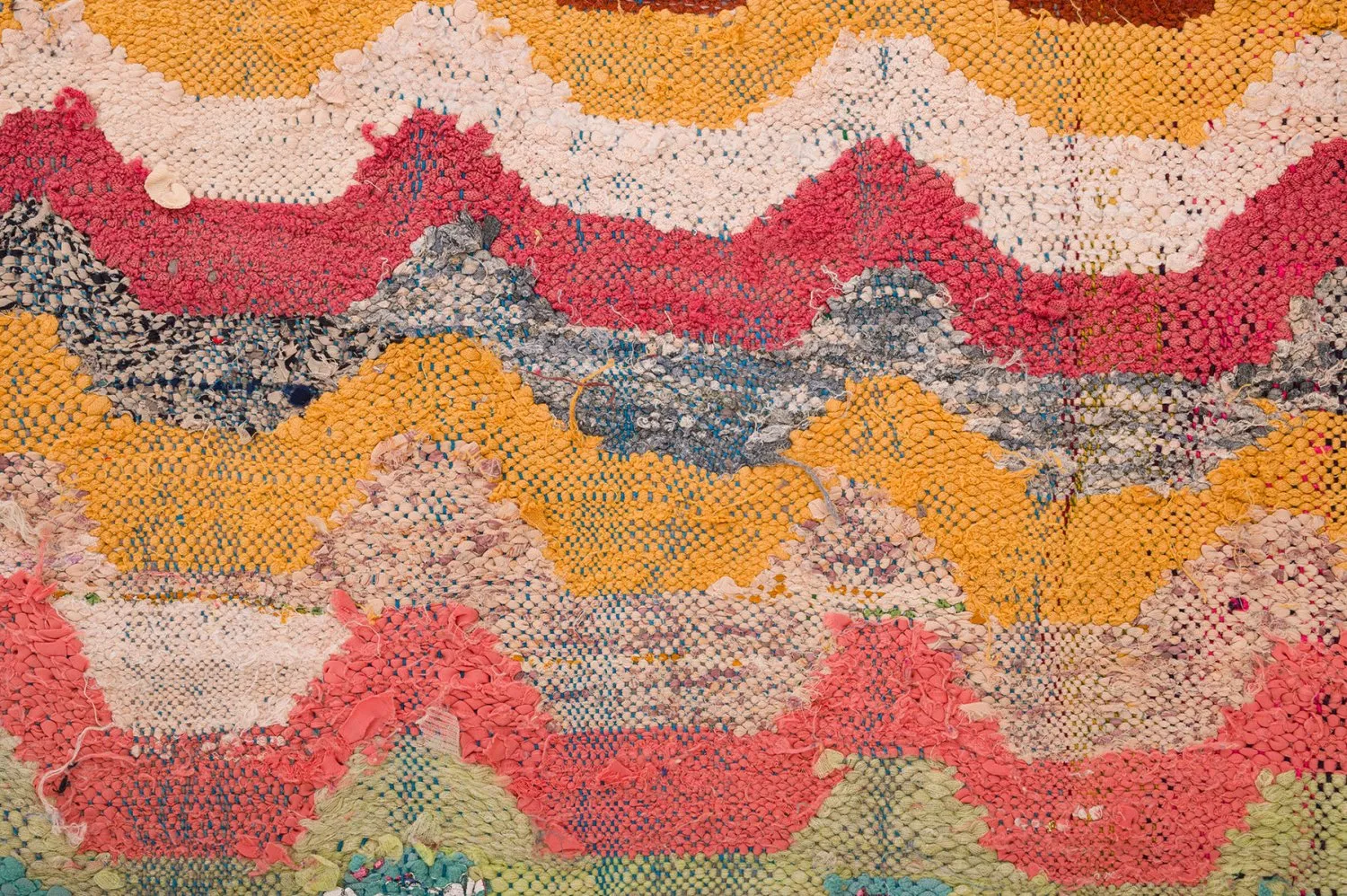 Marockansk Boucherouite-matta 165 x 335 cm