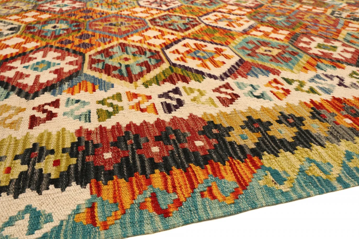 Orientalisk kelimmatta 194 x 145 cm