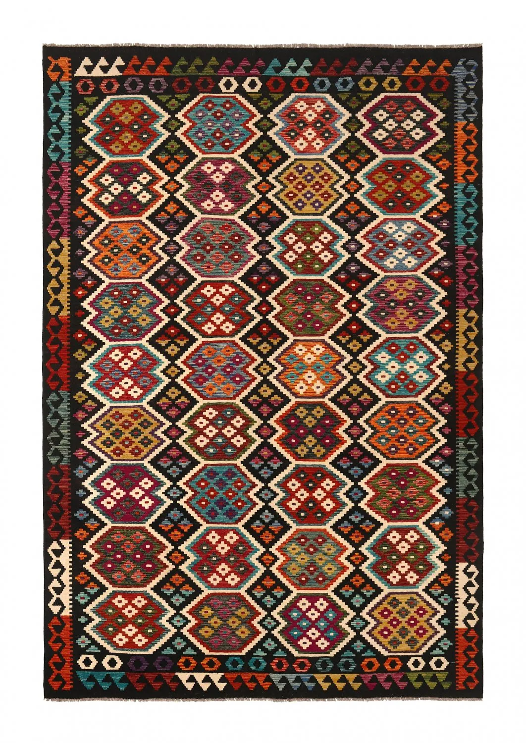Orientalisk kelimmatta 297 198 cm