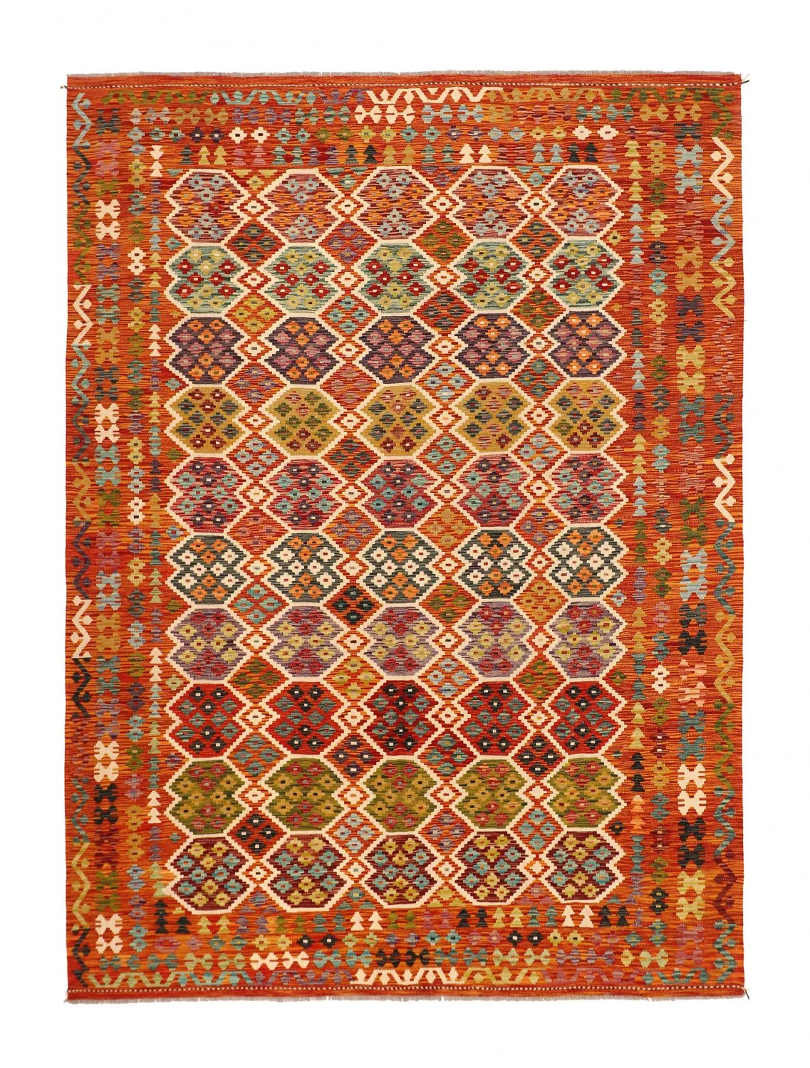 Orientalisk kelimmatta 342 x 252 cm