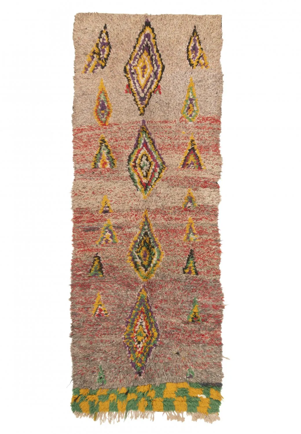Marockansk Boucherouite-matta 230 x 80 cm