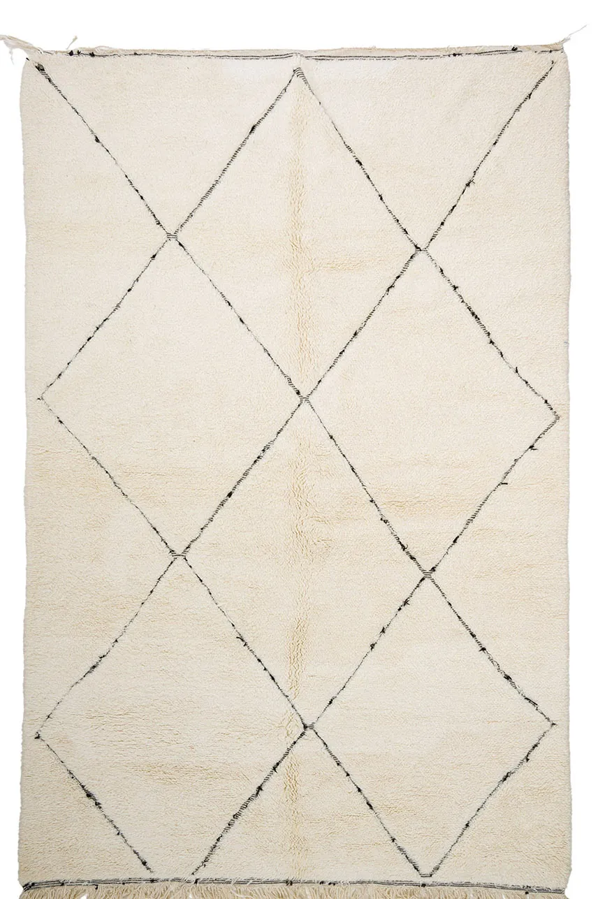 Kelimmatta Marockansk Beni Ourain 195 x 305 cm