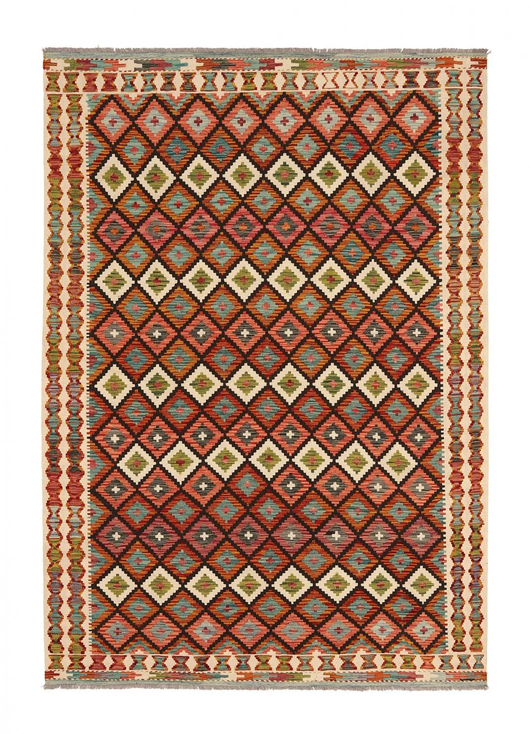 Orientalisk kelimmatta 249 x 176 cm