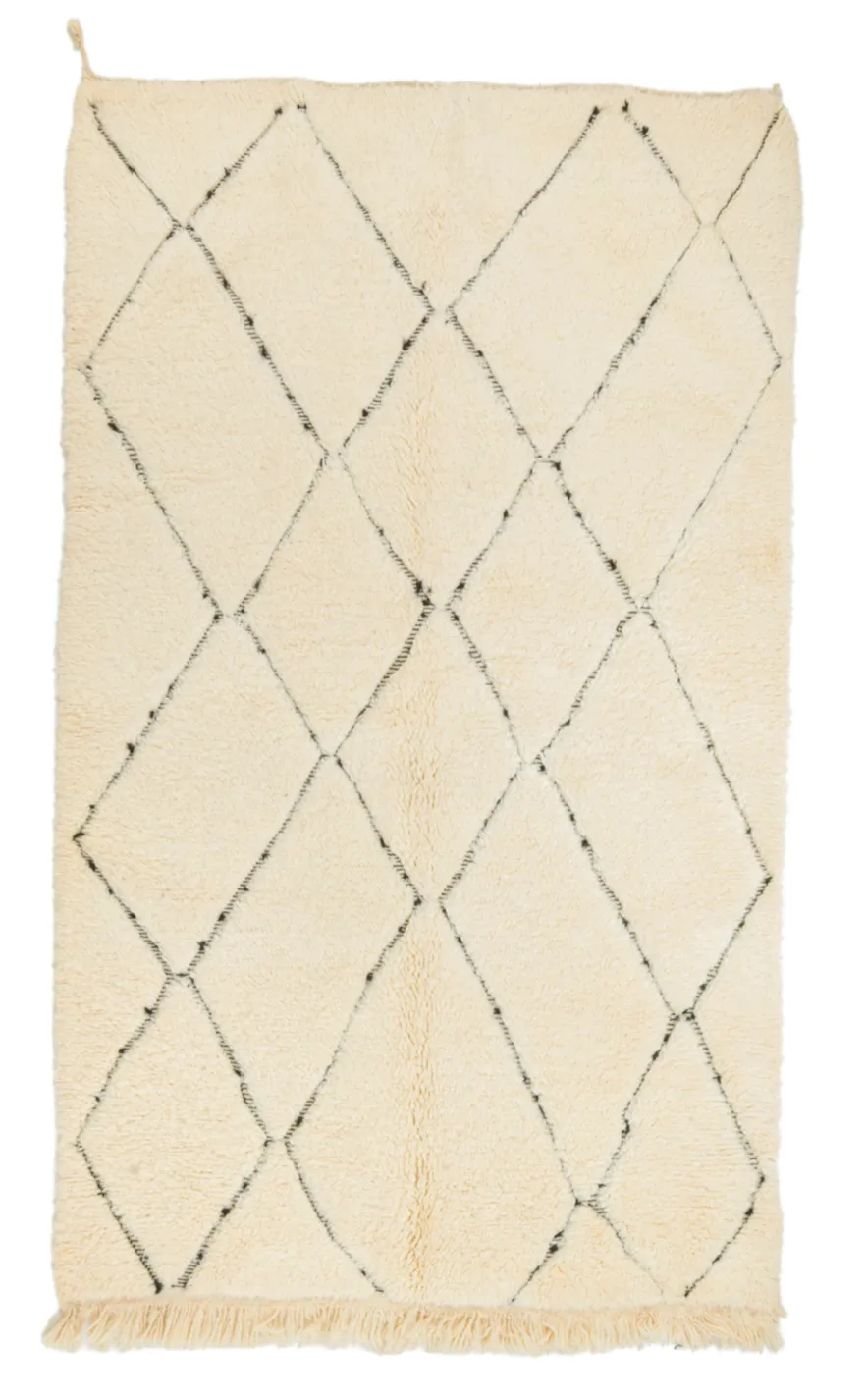 Kelimmatta Marockansk Beni Ourain 155 x 255 cm