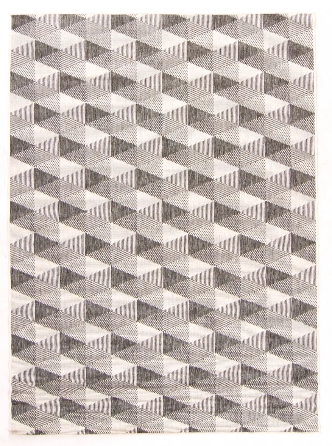 Inomhus- utomhusmatta - Brussels Pattern (grå)