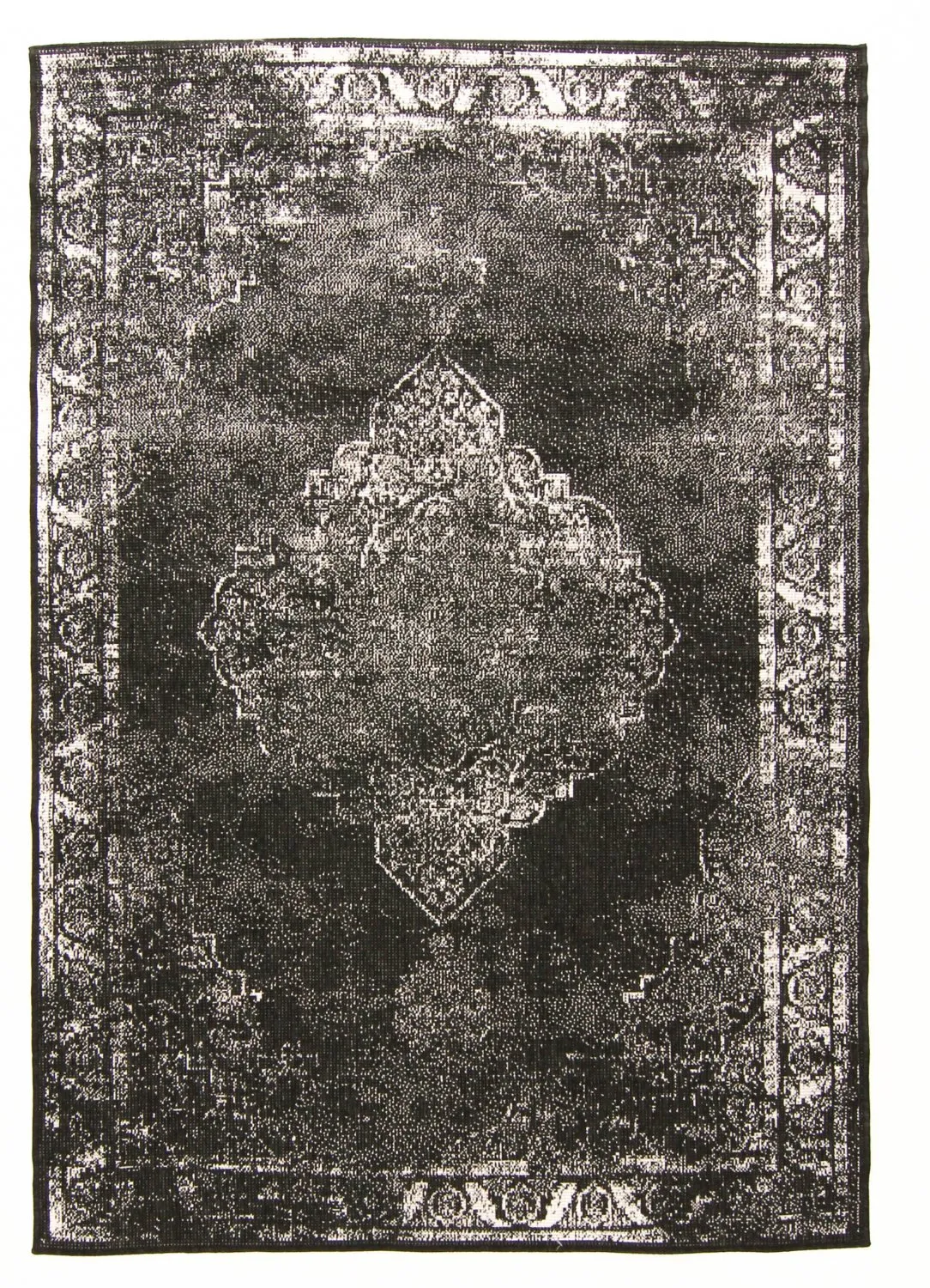 Inomhus- utomhusmatta - Brussels Weave (svart)