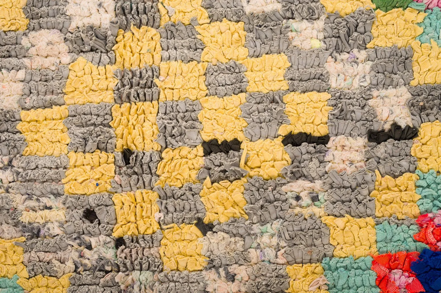 Marockansk Boucherouite-matta 145 x 365 cm
