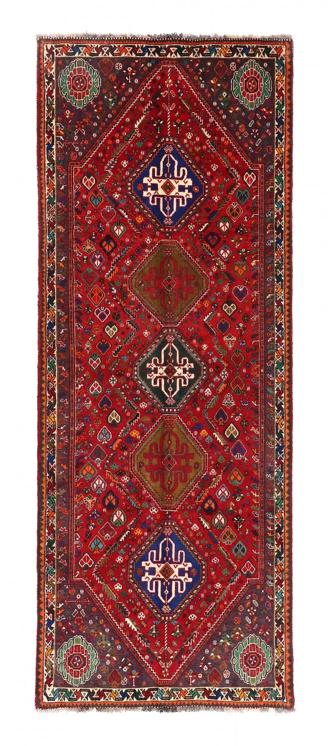 Orientalisk matta Hamedan 280 x 107 cm