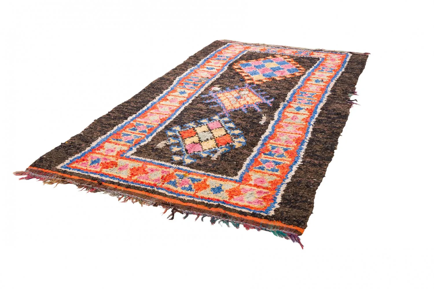 Marockansk Boucherouite-matta 160 x 310 cm