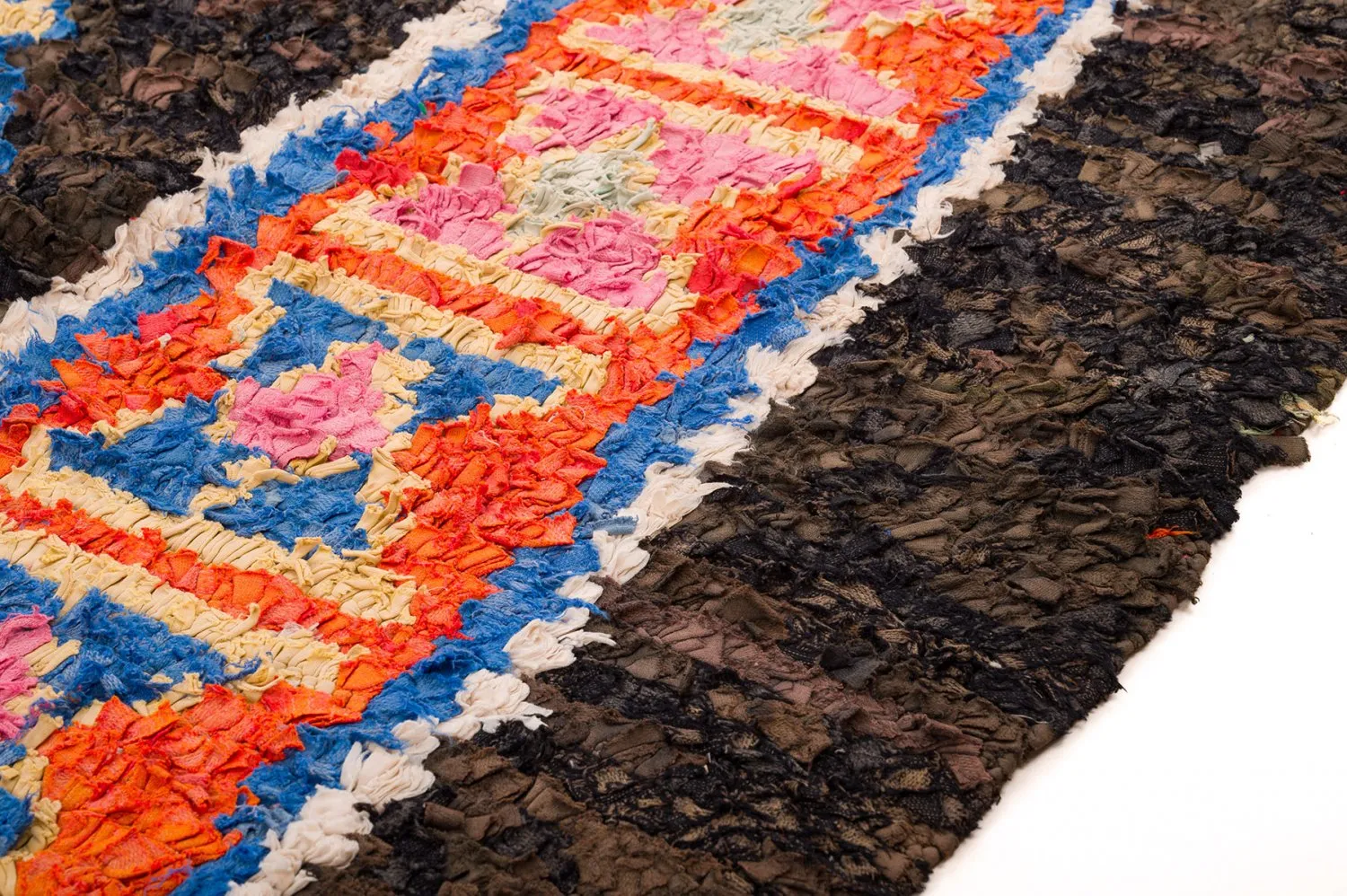 Marockansk Boucherouite-matta 160 x 310 cm