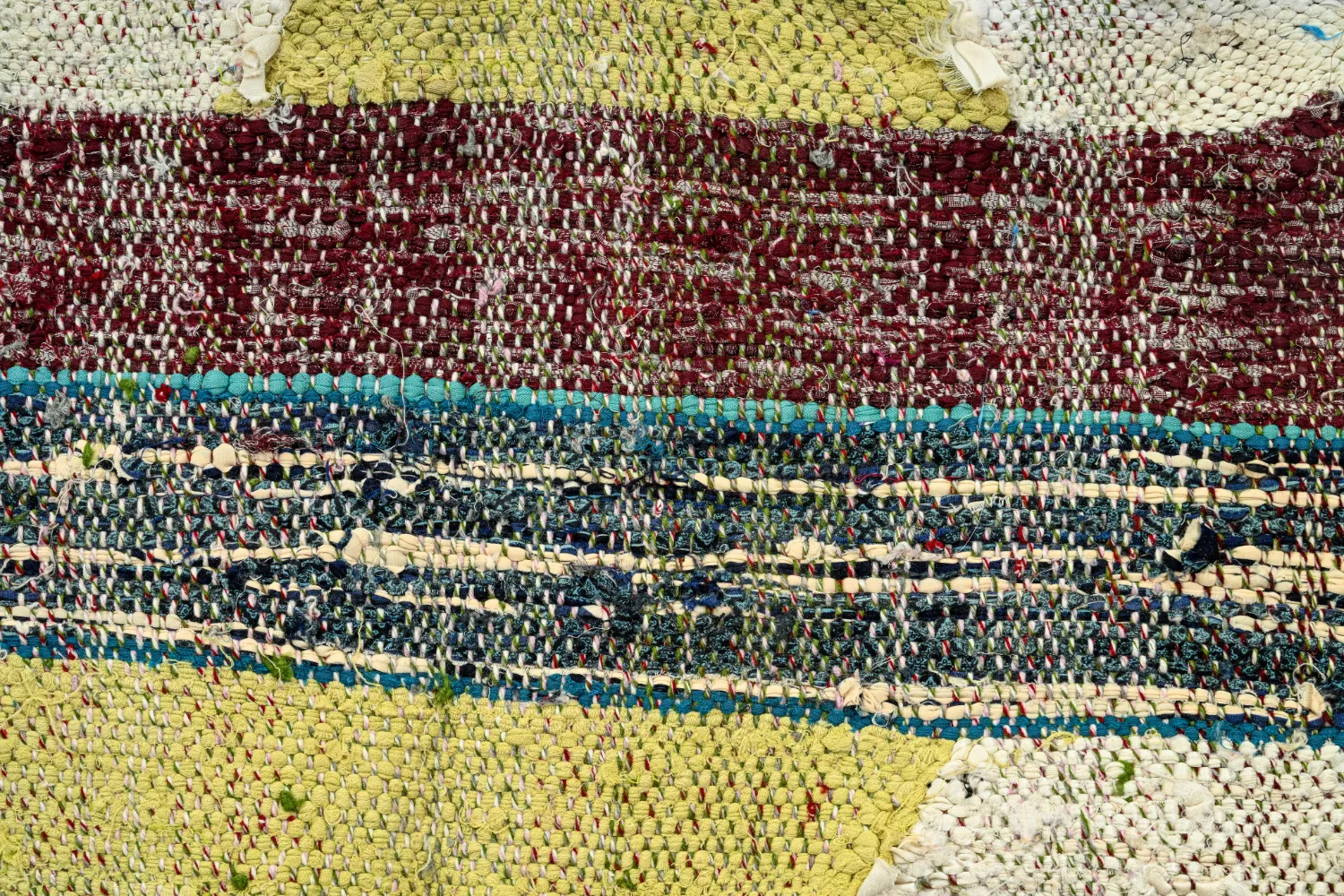 Marockansk Boucherouite-matta 130 x 245 cm