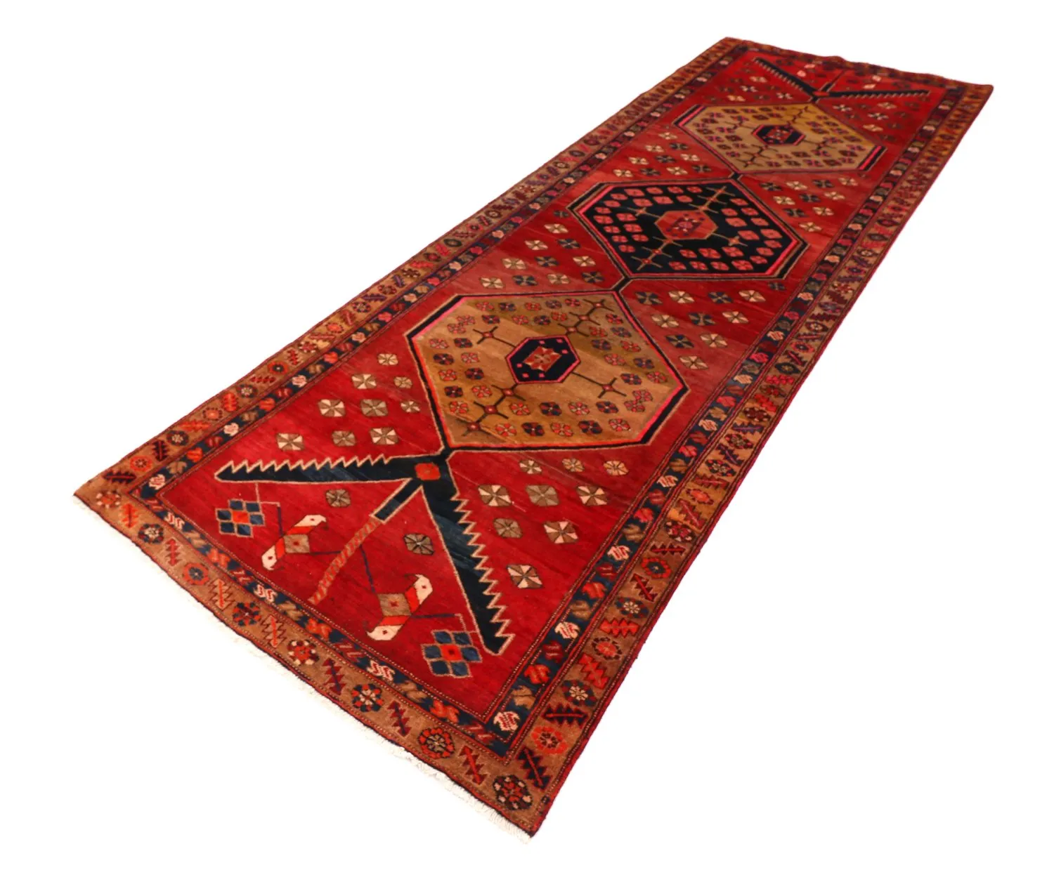Orientalisk matta Hamedan 392 x 129 cm