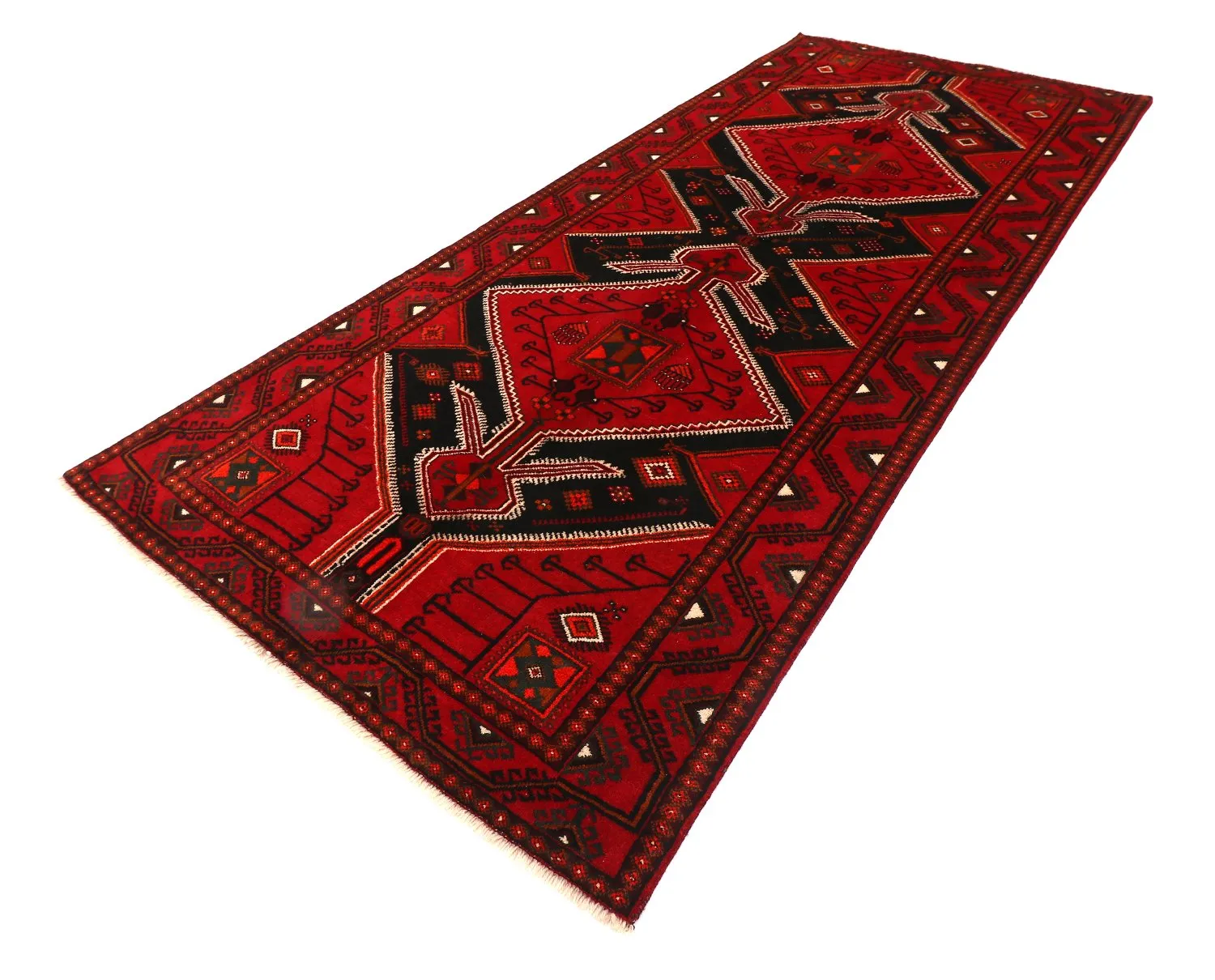 Orientalisk matta Hamedan 299 x 127 cm