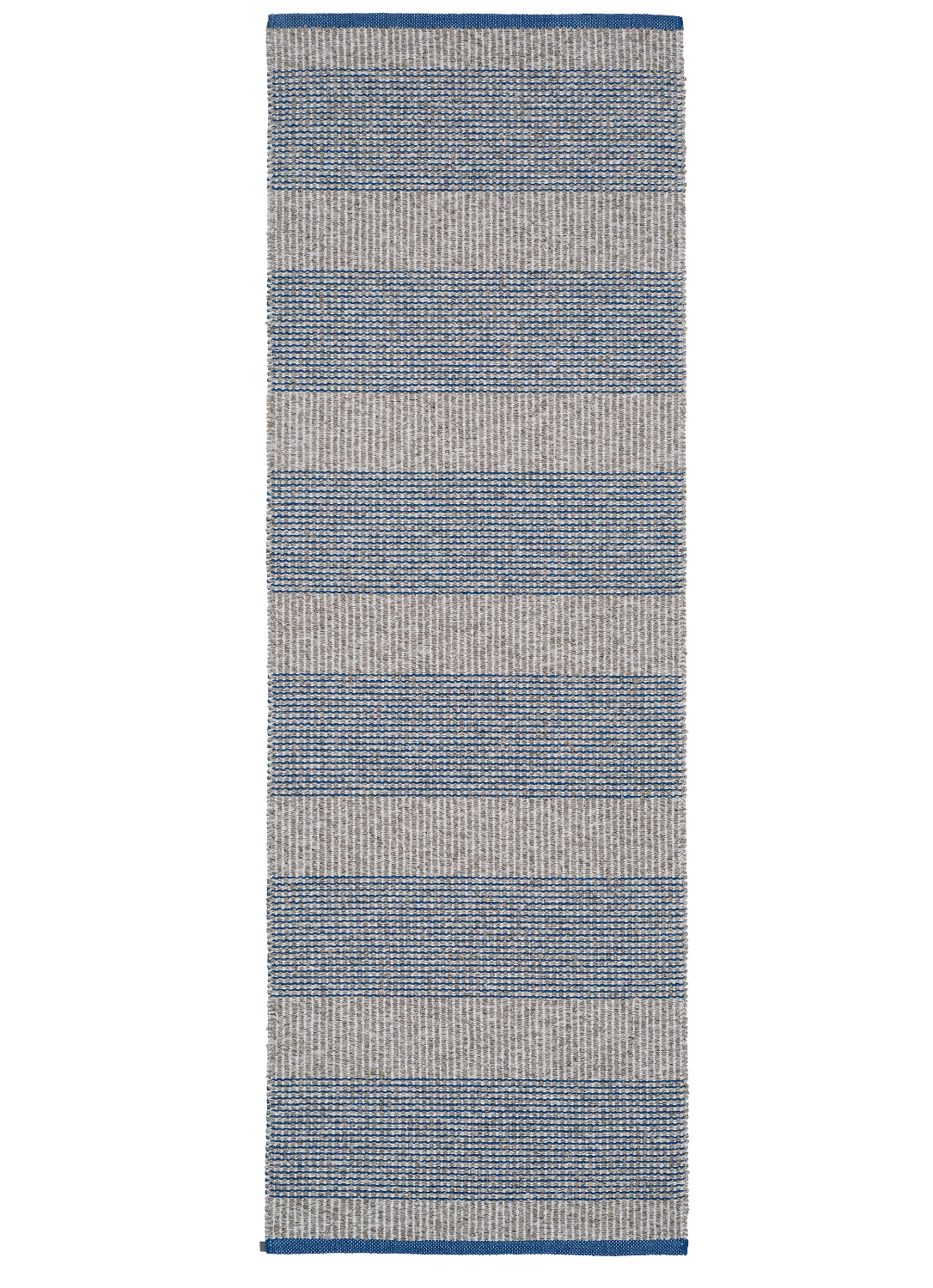Plast- och Garnmattor - Horredsmattan Penny mix (blå) (Storlek: 70 x 140 cm)