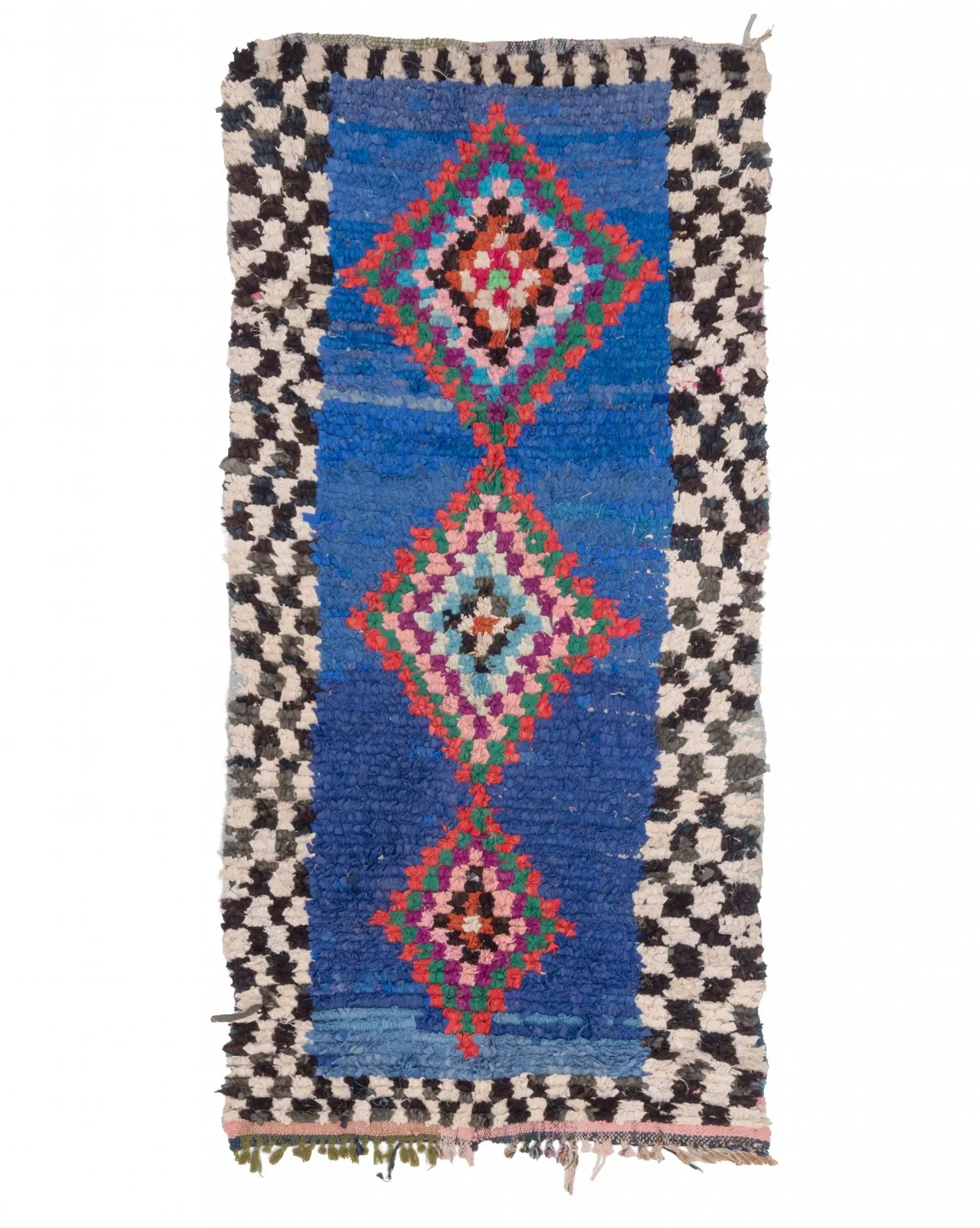 Marockansk Boucherouite-matta 285 x 90 cm