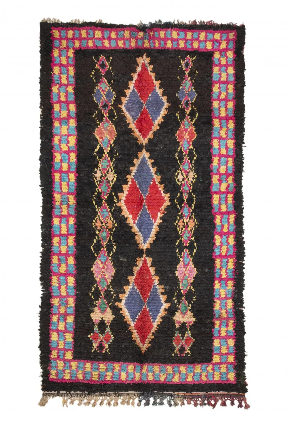 Marockansk Boucherouite-matta 315 x 165 cm