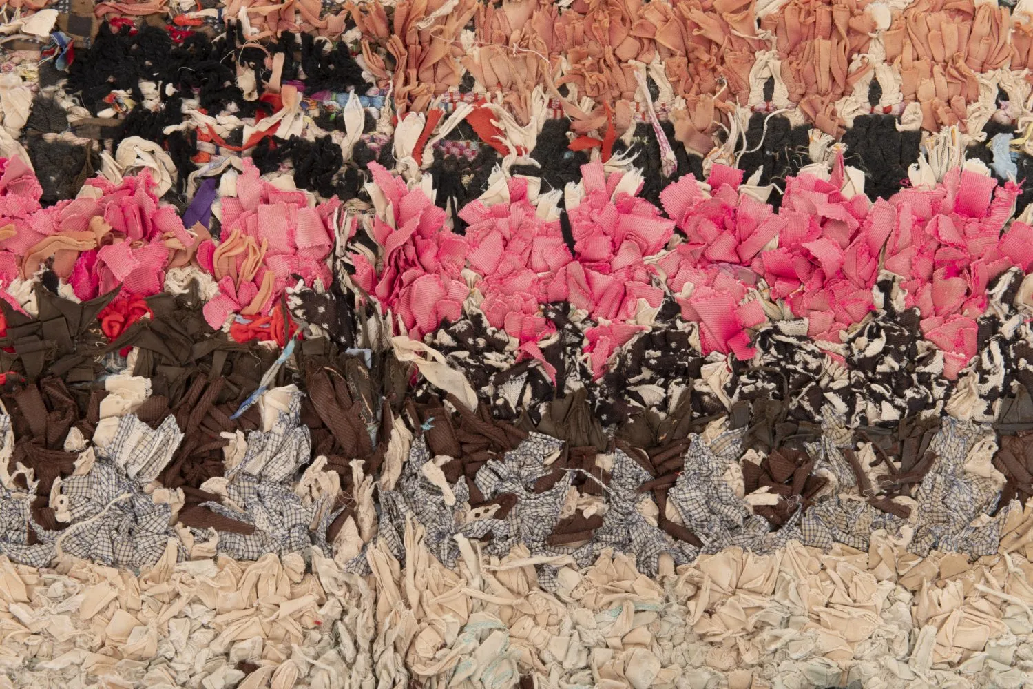 Marockansk Boucherouite-matta 255 x 145 cm