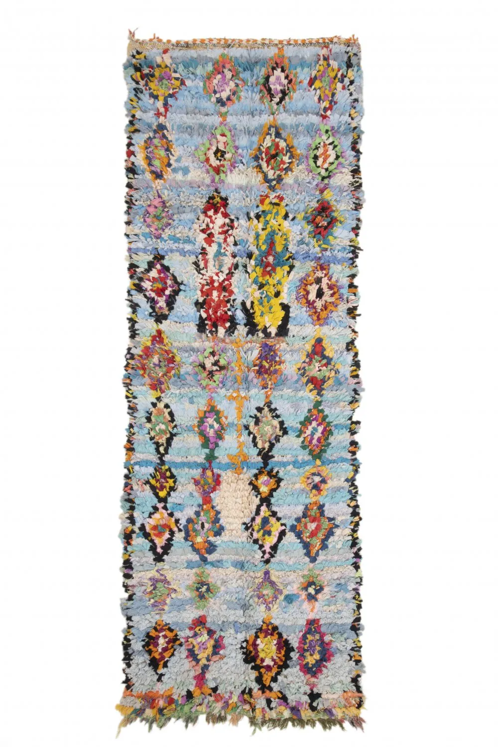 Marockansk Boucherouite-matta 290 x 95 cm