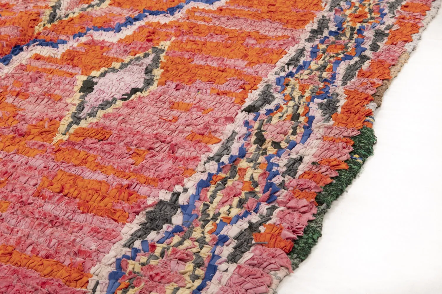 Marockansk Boucherouite-matta 275 x 130 cm