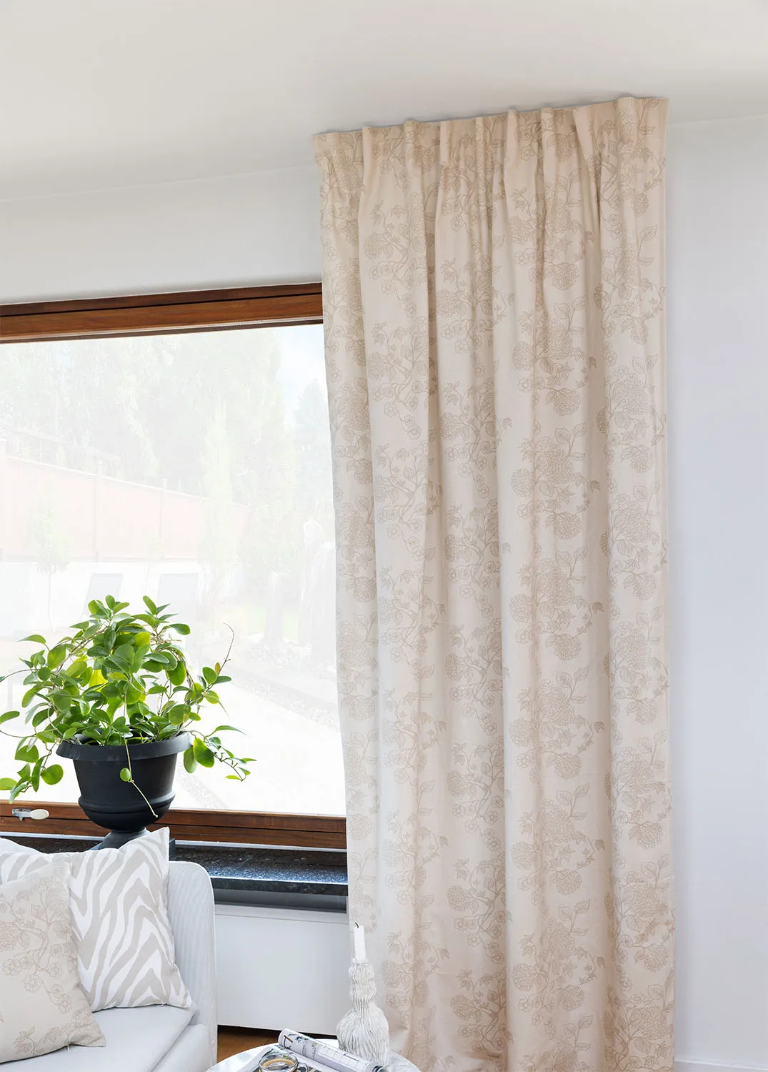 Gardiner - Bomullsgardin Minna (beige)