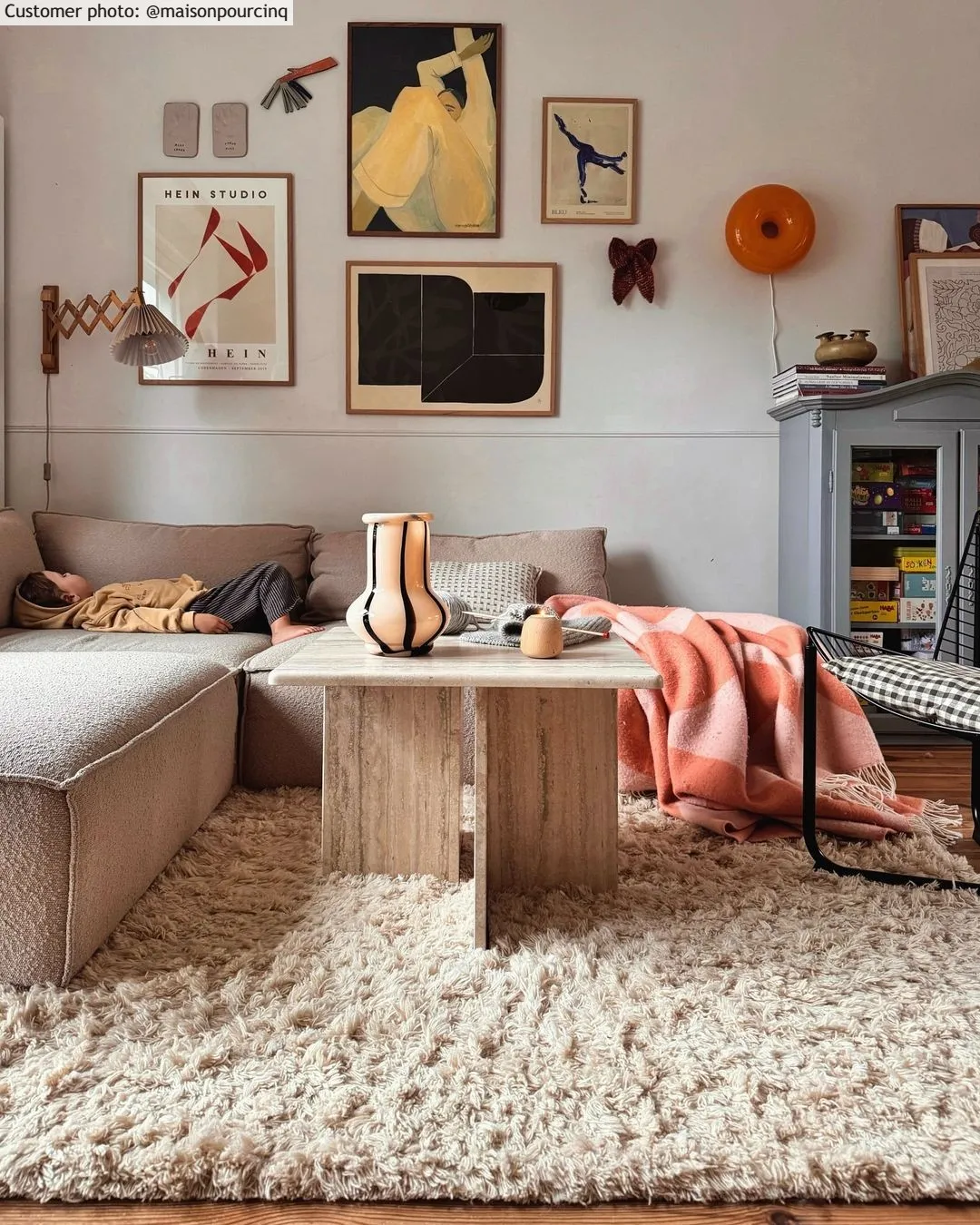 Ullmatta - Aliste Wool Shaggy (alabaster gleam)