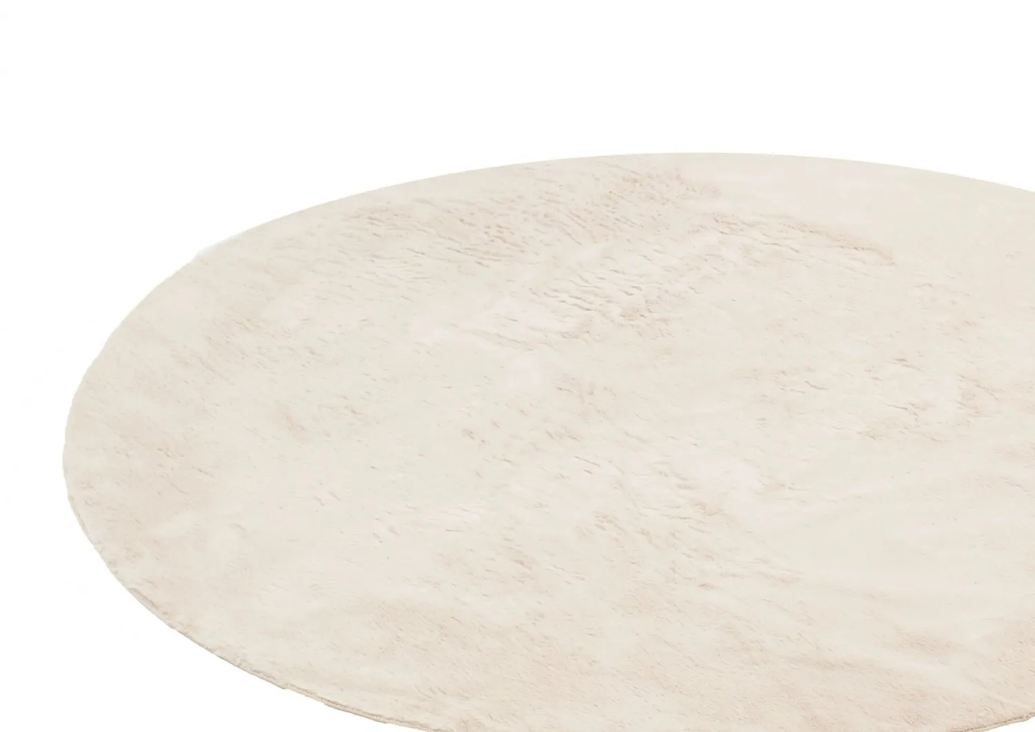 Runda mattor - Aranga Super Soft Fur (beige)