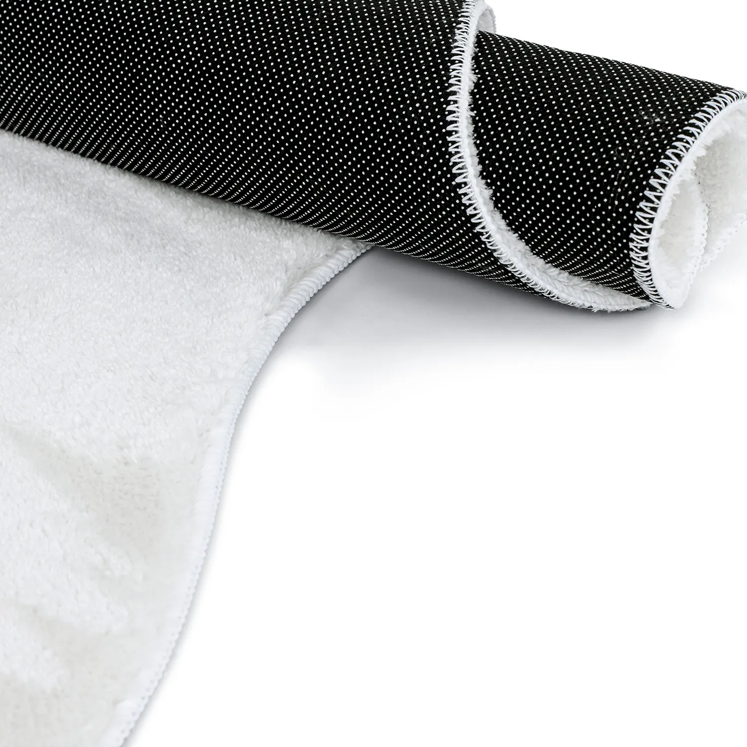 Asymmetrisk Vågig Ryamatta - Aranga Super Soft Fur (vit)