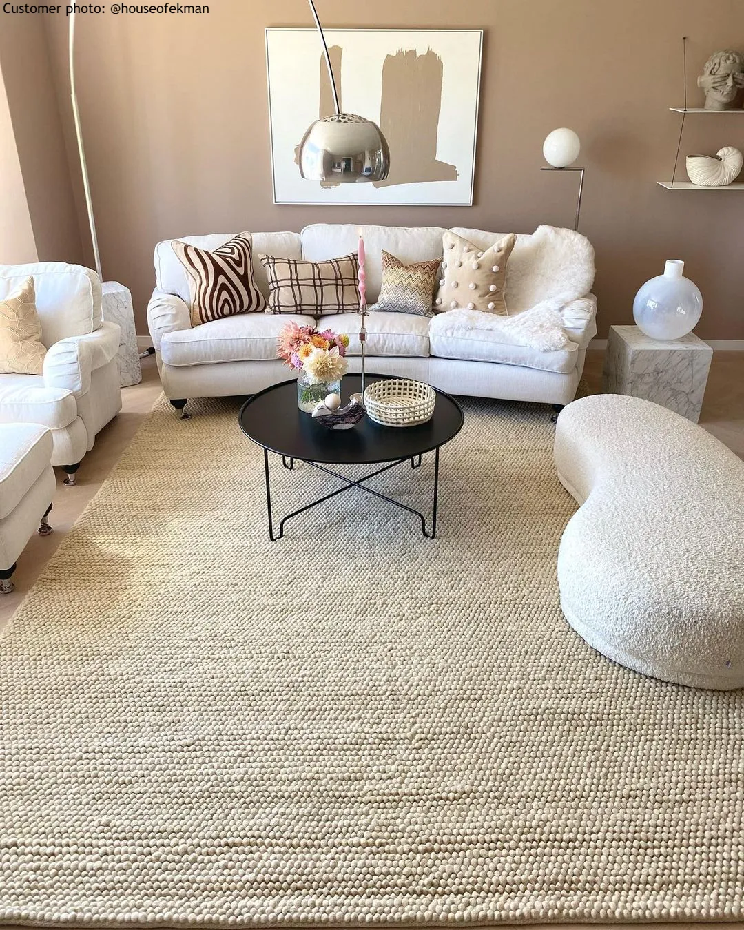 Ullmatta - Avafors Wool Bubble (beige)