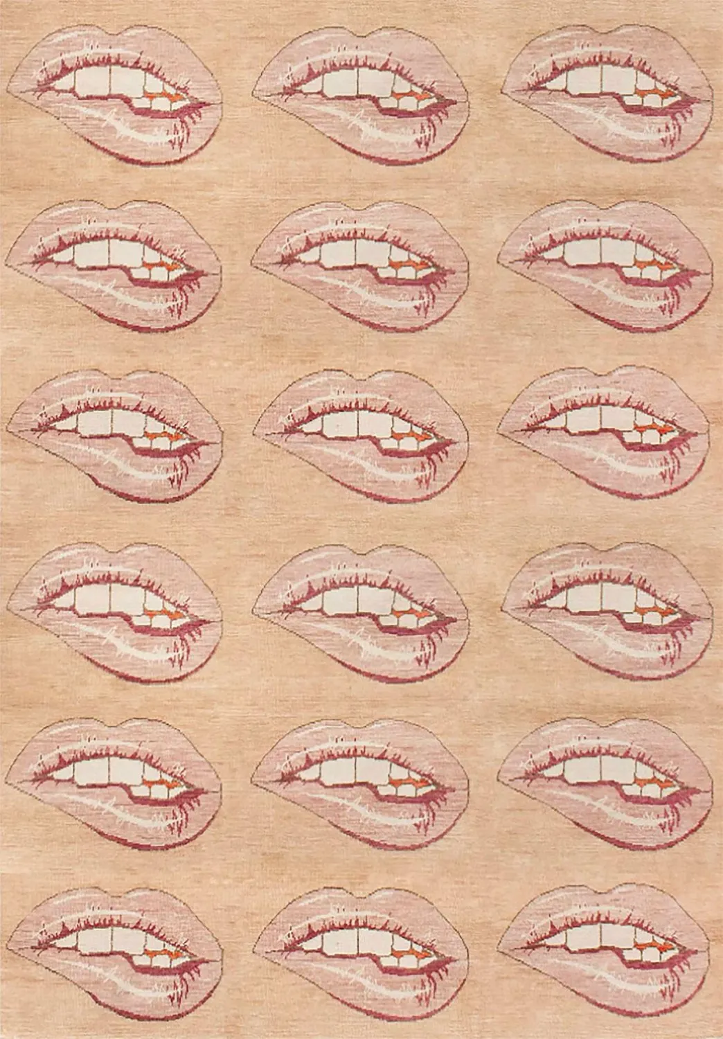 Wiltonmatta - Avery (beige/rosa)