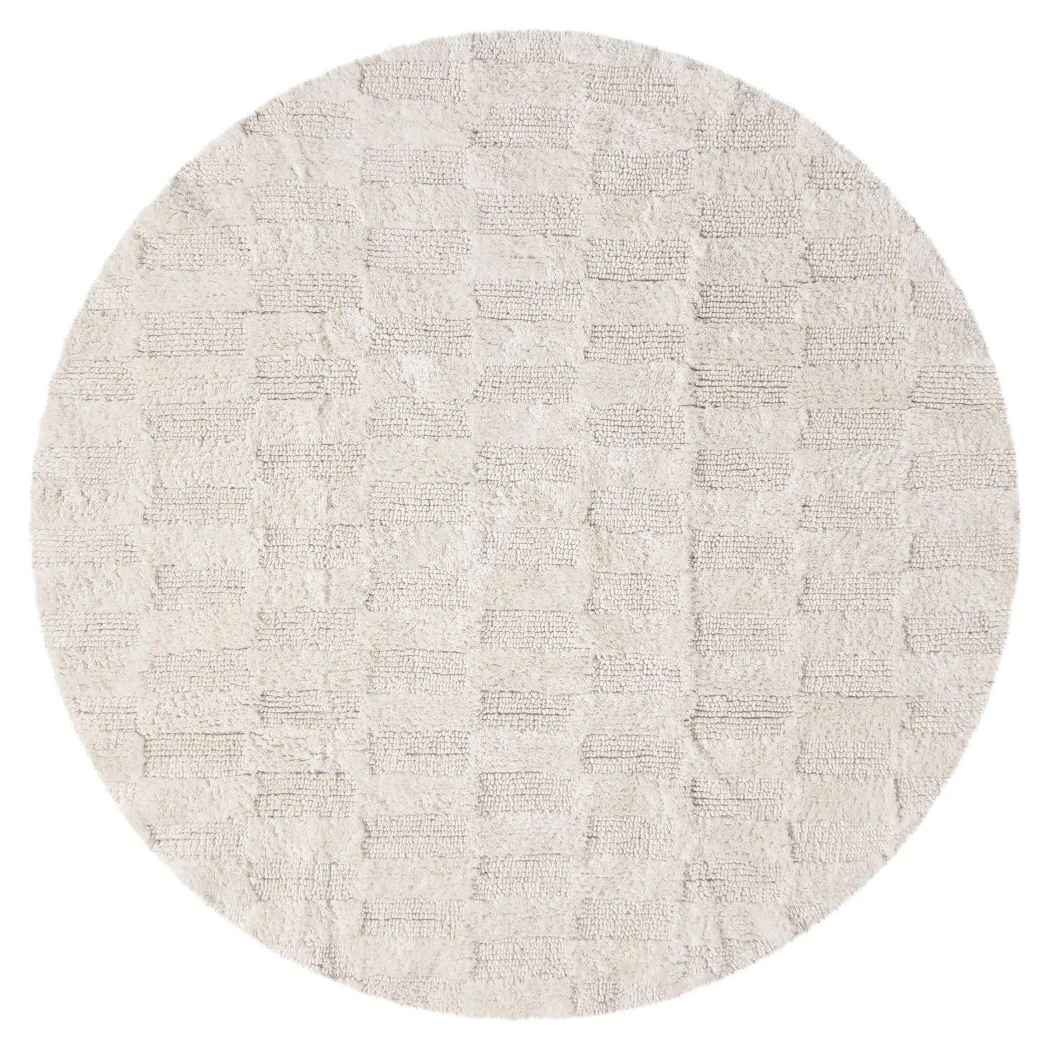 Rund badrumsmatta - Bevin (offwhite)