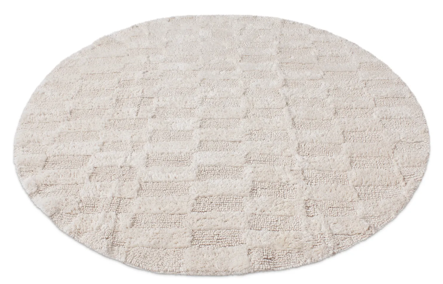 Rund badrumsmatta - Bevin (offwhite)