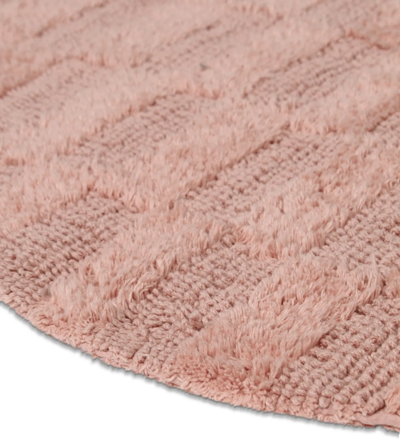 Oval badrumsmatta - Bevin (rosa)