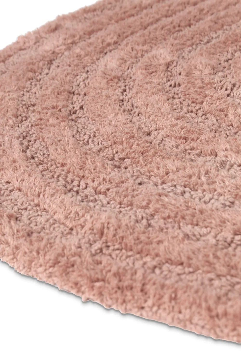 Oval badrumsmatta - Embla (rosa)