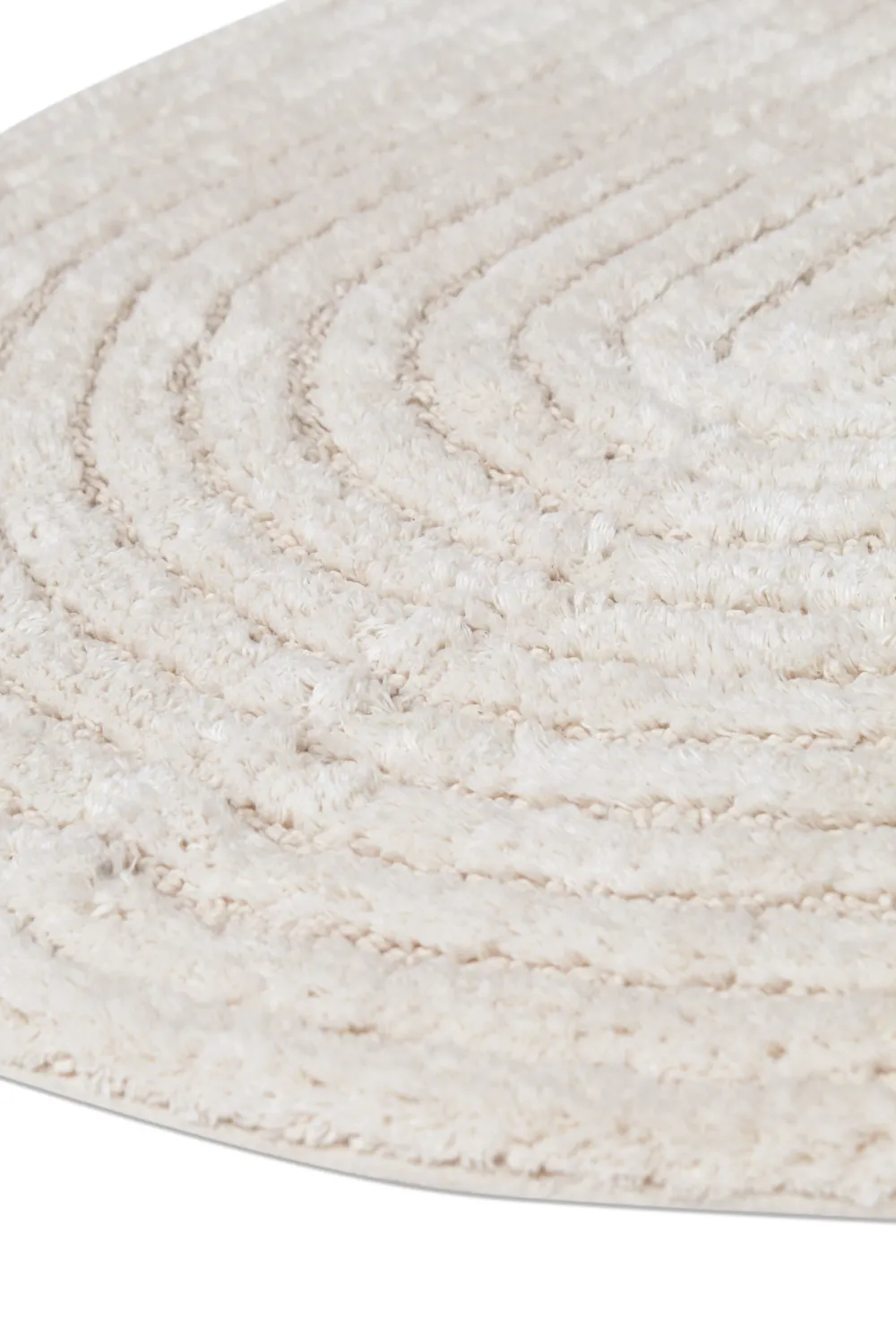Oval badrumsmatta - Evena (offwhite)