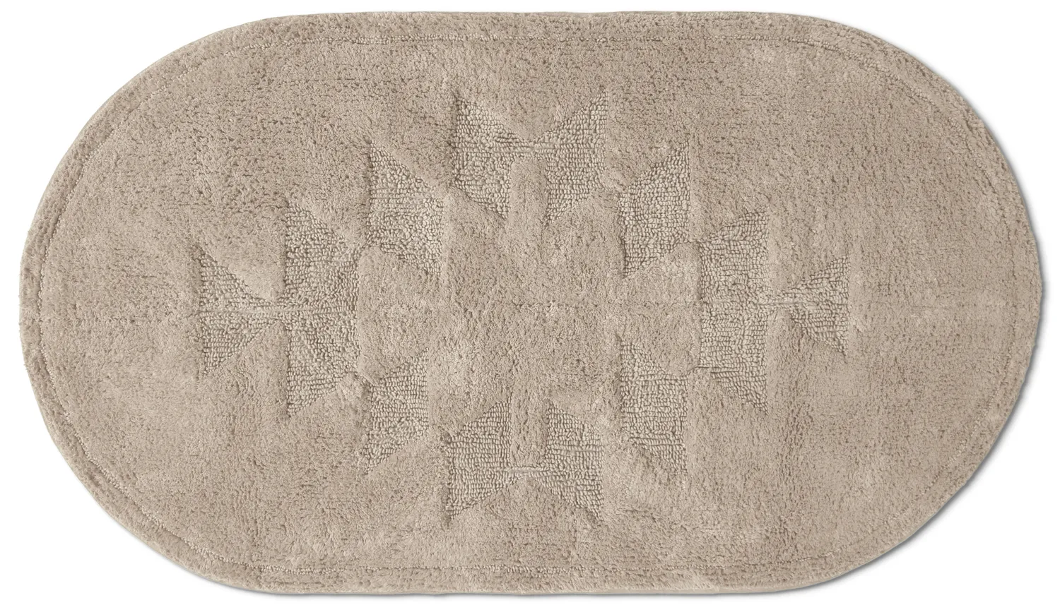 Oval badrumsmatta - Gertie (beige)