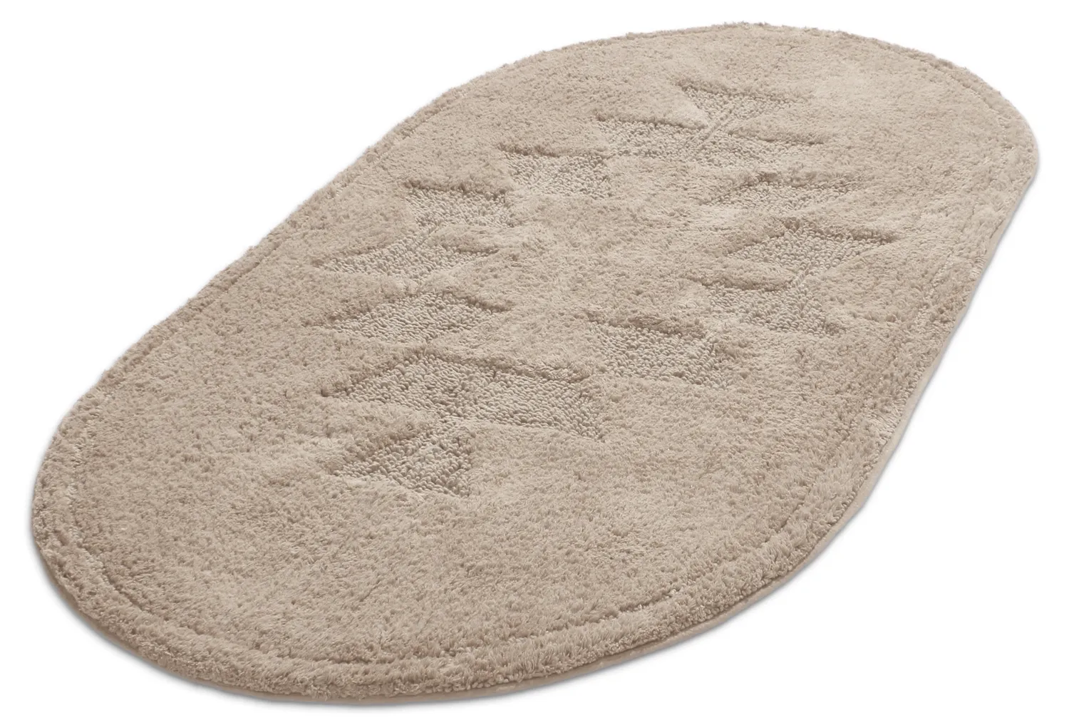 Oval badrumsmatta - Gertie (beige)