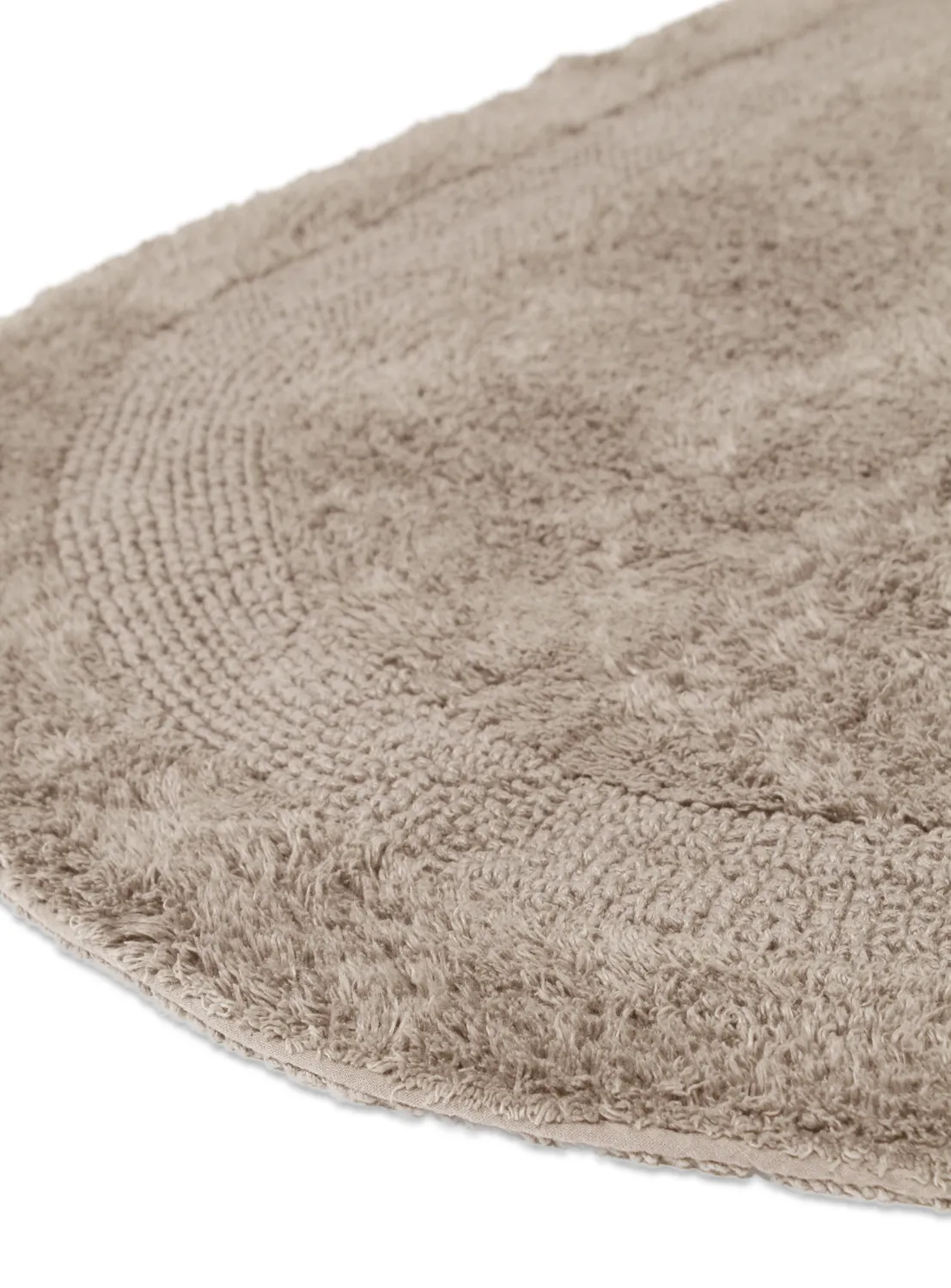 Oval badrumsmatta - Nila (beige)